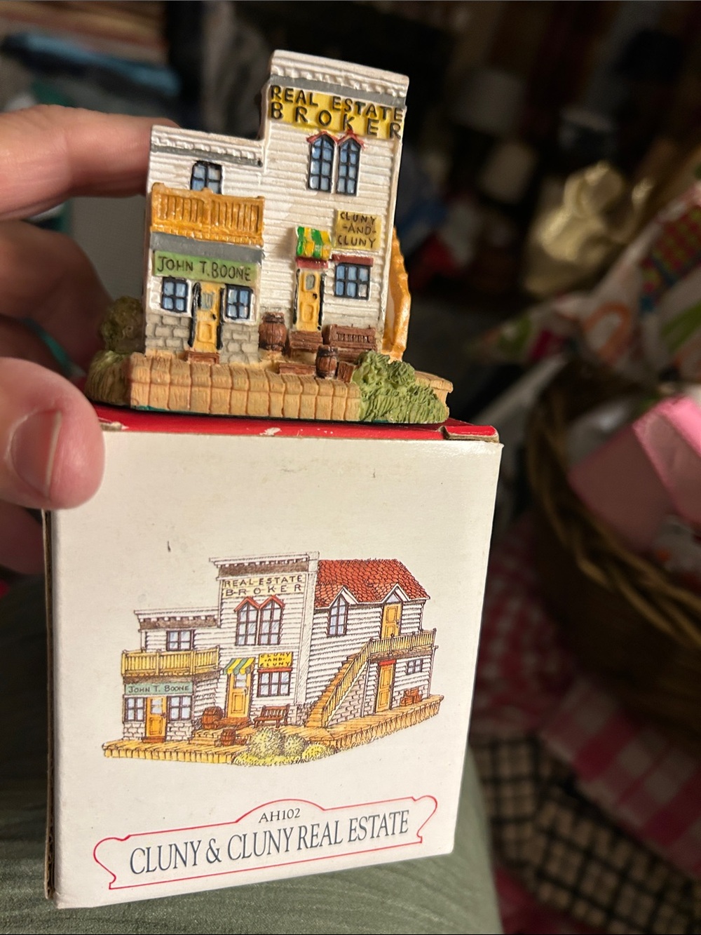 Vintage LIBERTY FALLS   Miniature Real Estate Building, Colorado Frontier Town